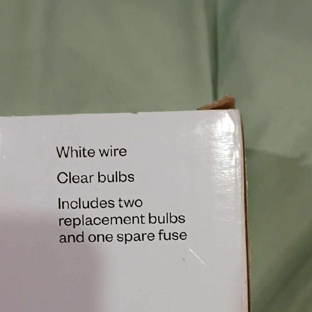 💜.Room Essentials String Lights - Soft White - Picture 2 of 2